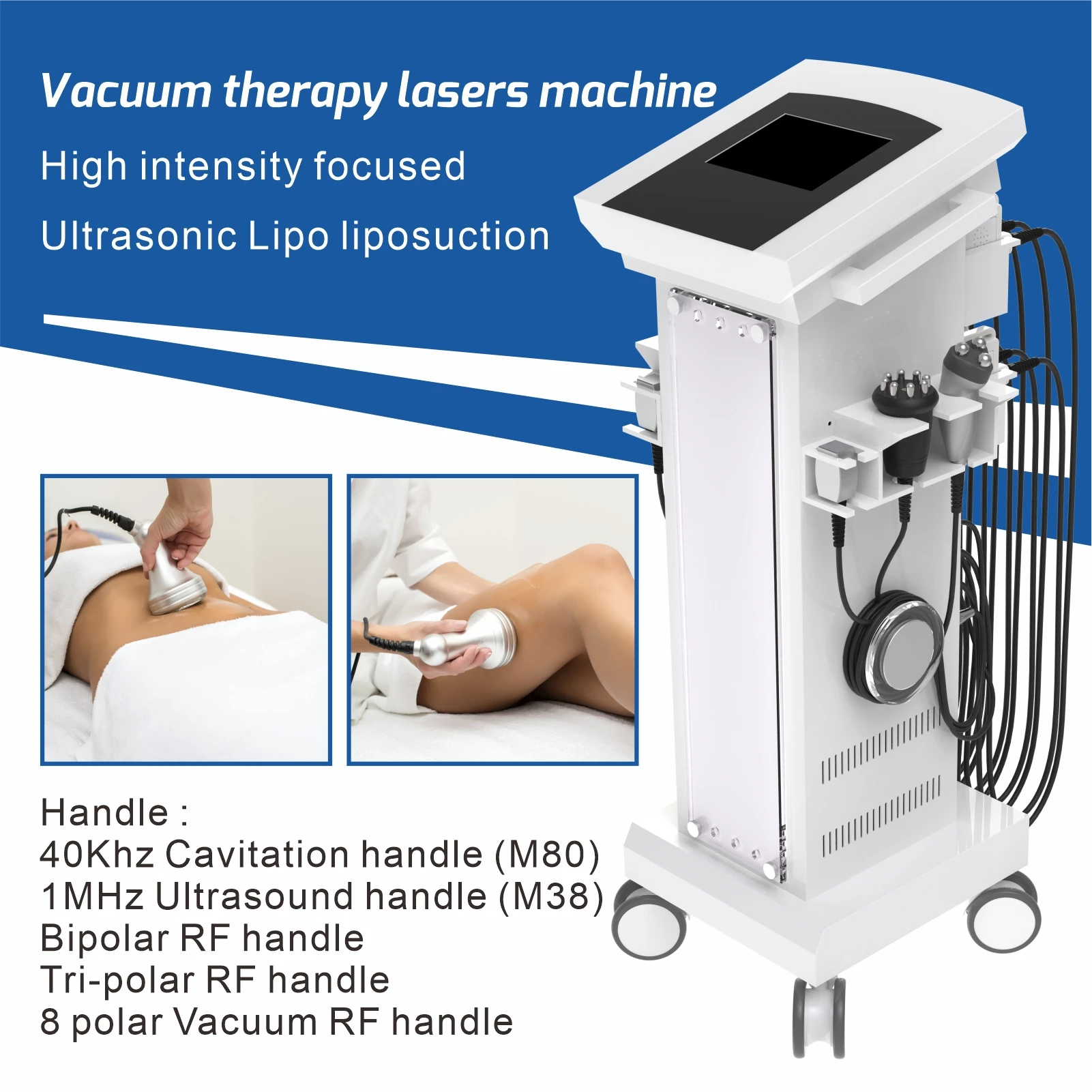 Cavit and Radiofrequency Radio Frequency Spare Parts Rf Machine 30K 40k Ultras0nic Vacuum Cavitati0n Machine for Spa Salon Use