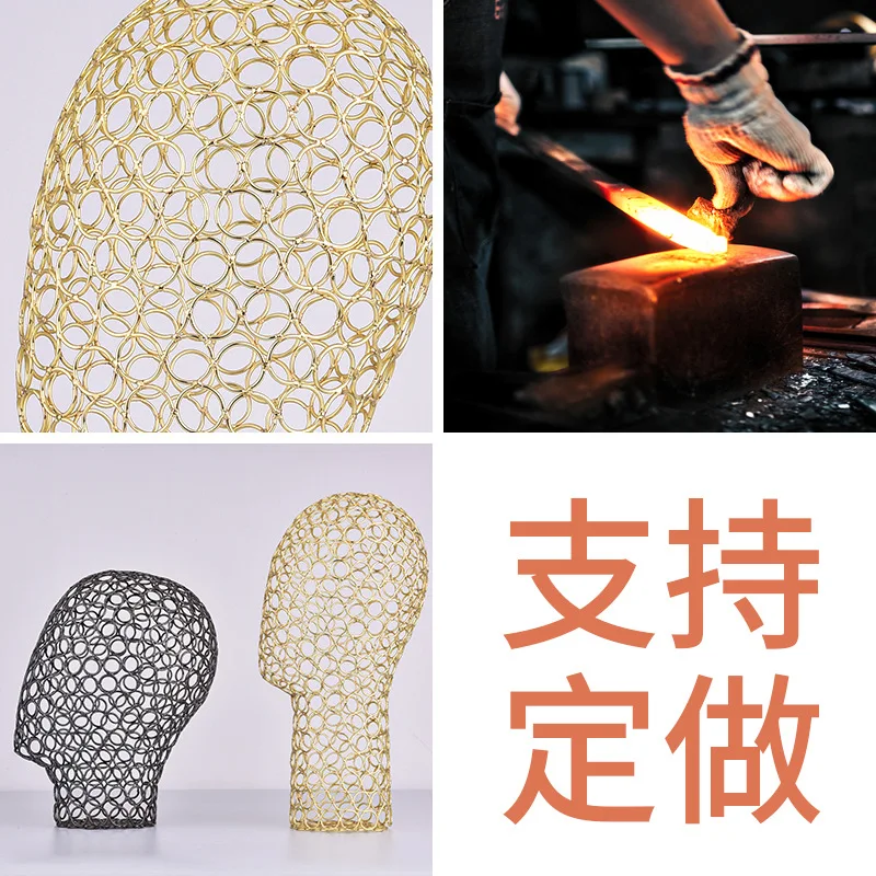 wholesale wig hat scarf display metal wire female male mannequin head