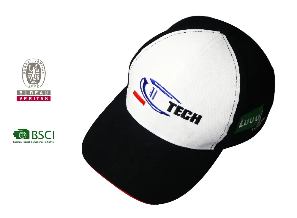 Custom Logo Embroidery Printing Pure Cotton Baseball Cap Outdoor Visor Hat with Beautiful Design