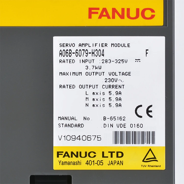 Серводвигатель A06B-6079 серии Fanuc лидер продаж тест-A06B-6079-H302 100% RU