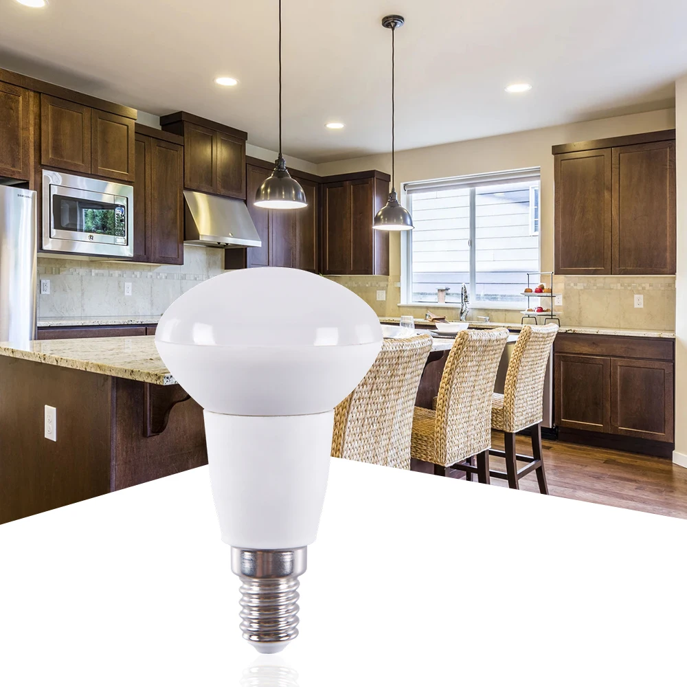 Eslas Серия R алюминиевая пластиковая 90% энергосберегающая E14 E27 SMD2835 Светодиодная лампа для освещения жилых помещений