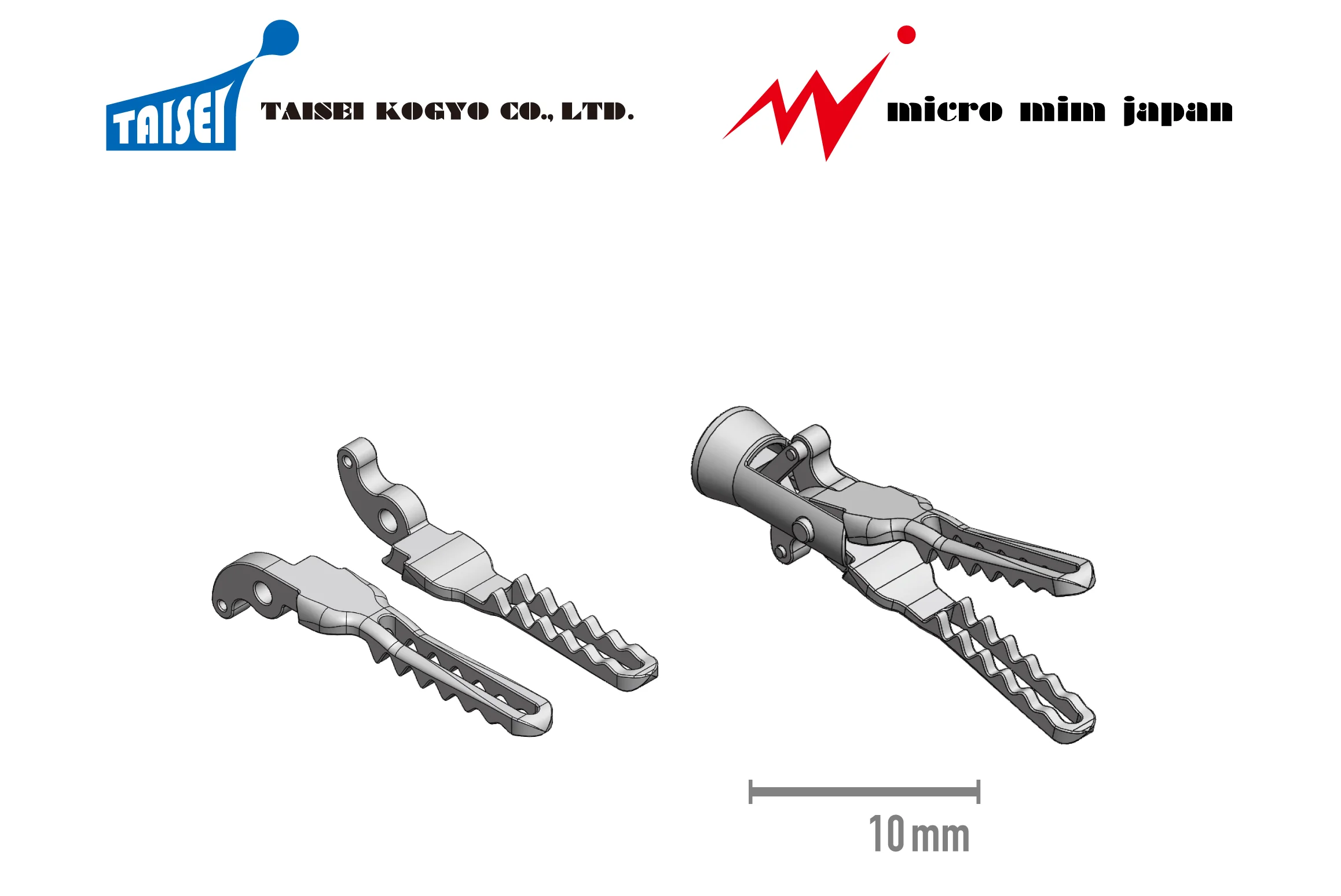 Free Design Oem Custom Parts Metal Injection Molding Process Micro Forceps For Minimal Invasive Surgery Forceps