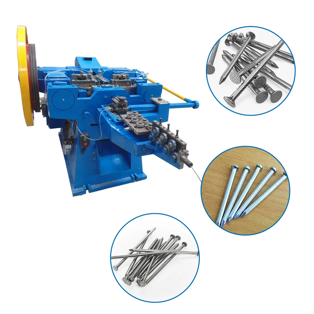High efficient fully automatic steel wire nail making machines with best
