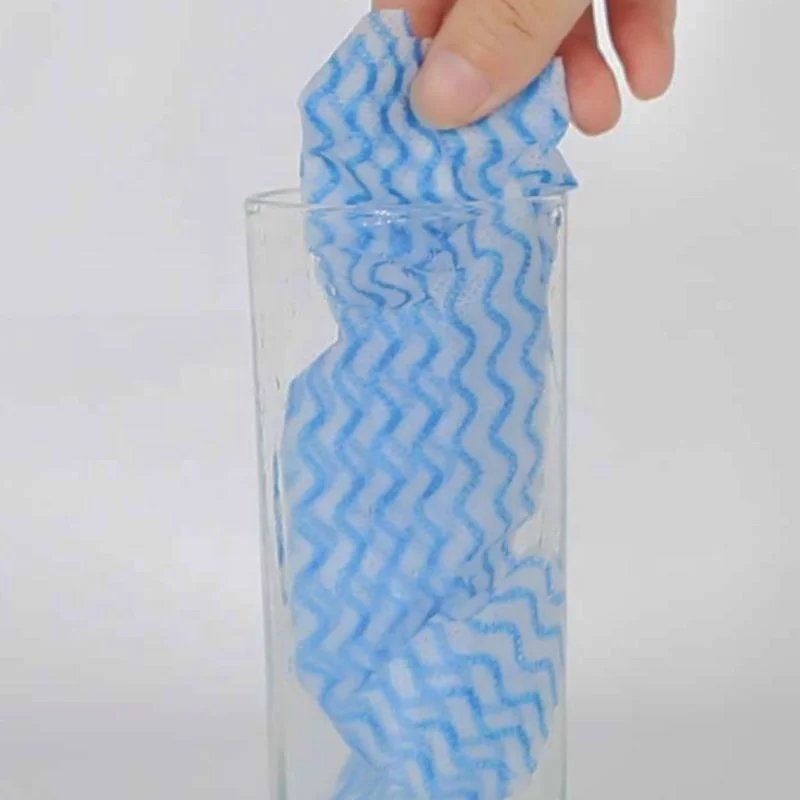 Cleaning Products Customized Disposable  Washcloth Towel Kitchen Dish Cleaning Cloth Roll For Household Cleaning Wipes