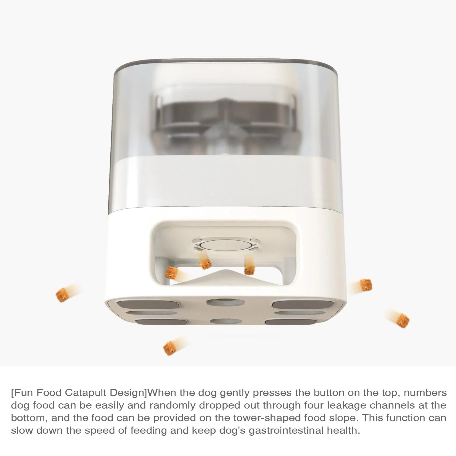  Pet Dog Cat Feeder Bowl for Dogs Kitten Bowls New Inventions Slow Food Feeding Container Animal