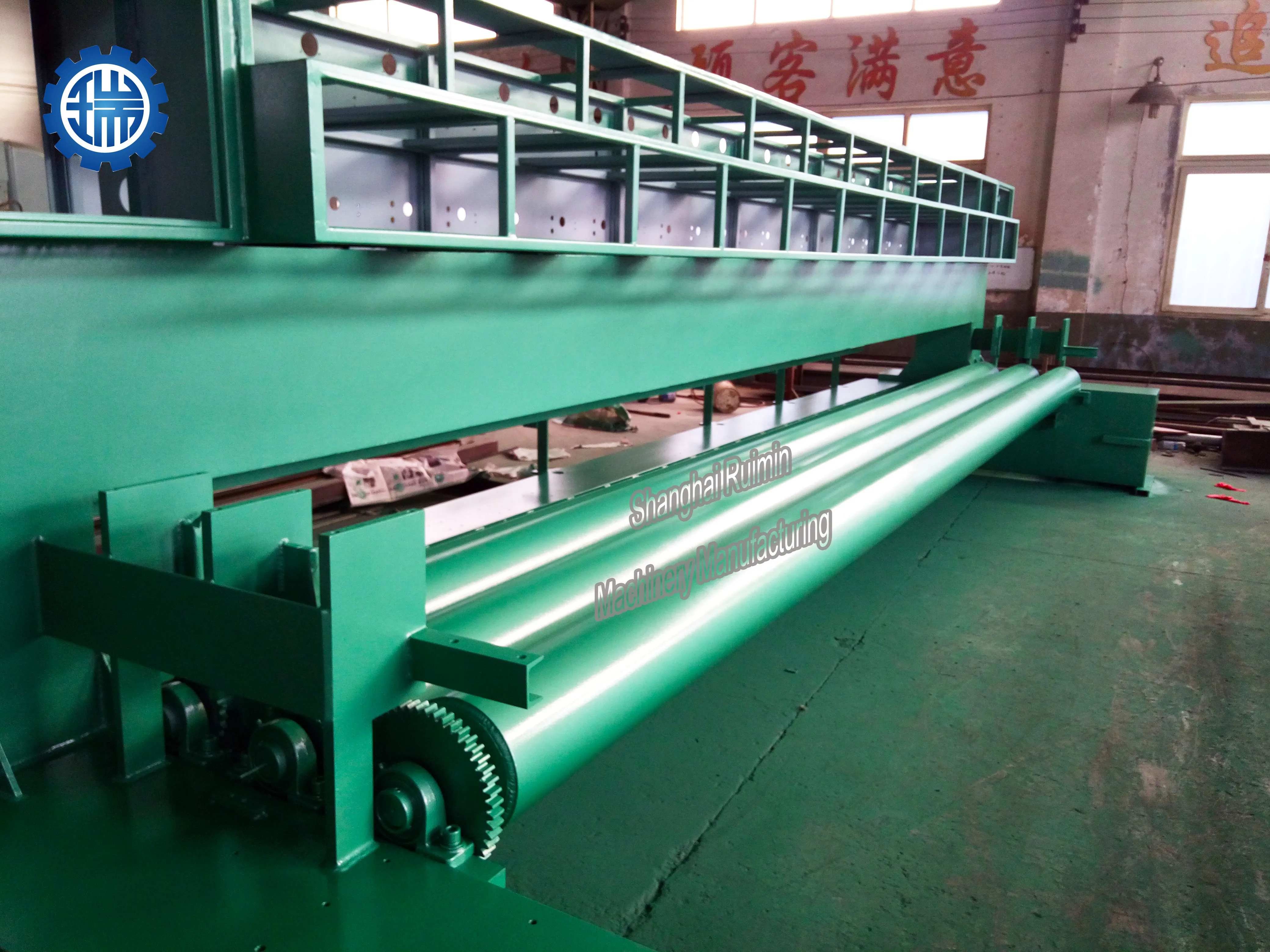 24 heads Automatic ultrasonic Metal biaxial Geogrid welding machine Geogrid Production Line