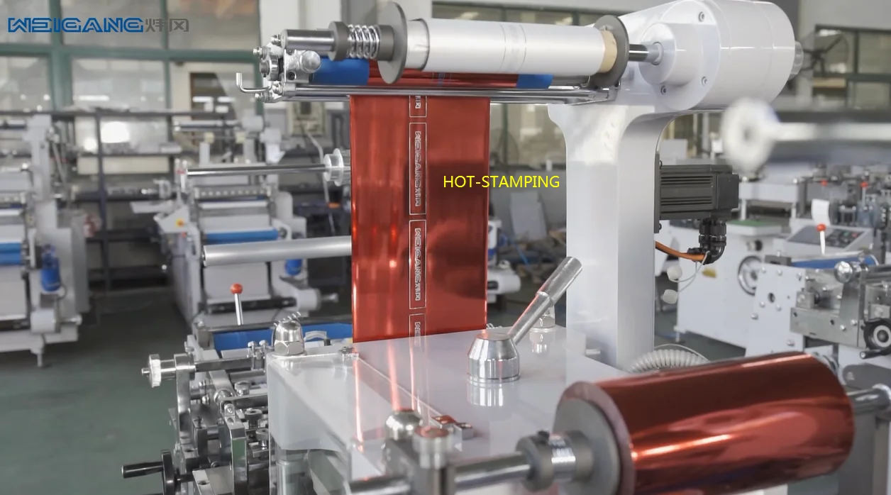 Top Hot WEIGANG WQM-420 Roll To Roll Label Die Cutting Machine with sheeter