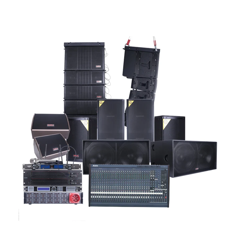 Jusbe professionalaudio2cvideo 8 inch 44 core line array speakers for auditorium/stage/theater/church