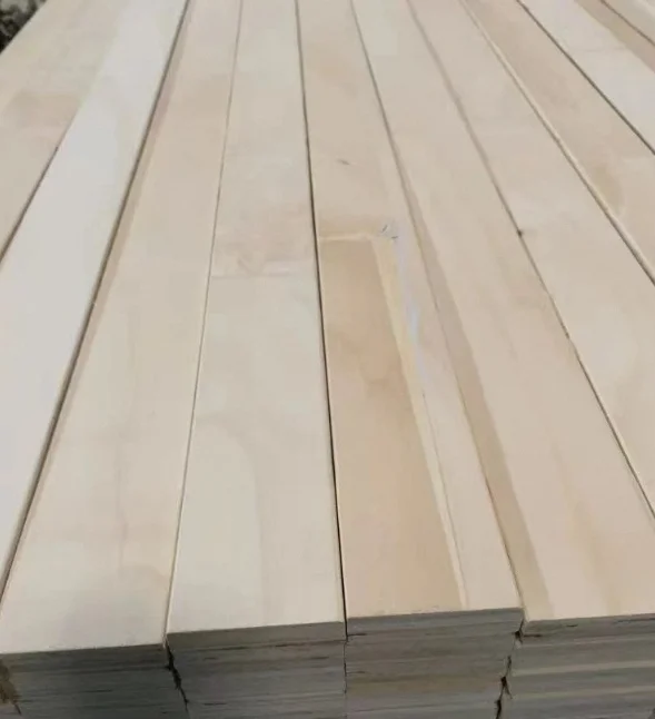 Customize various sizes of beech strengthen wooden slats bed frame