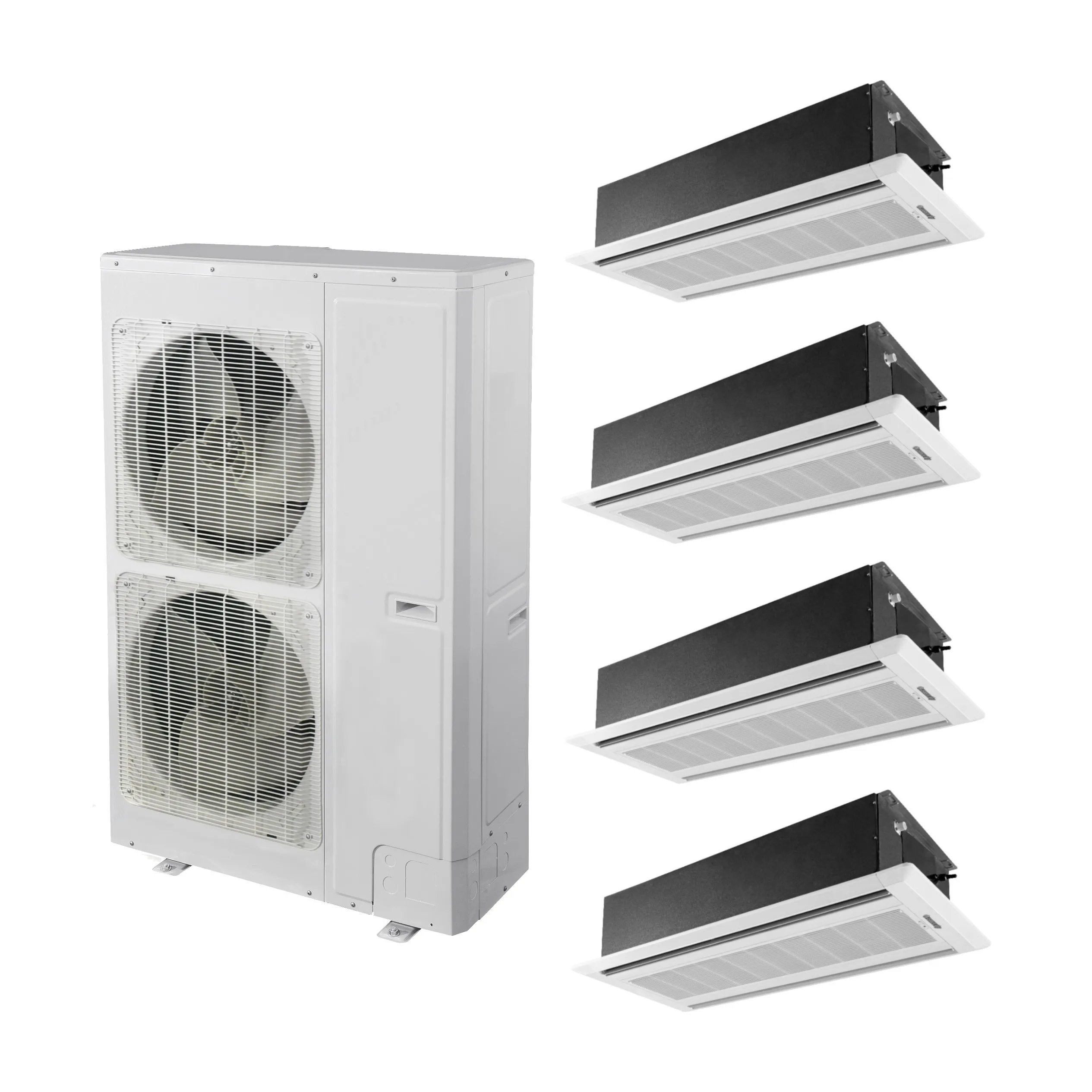 2 Way Cassette 4 Zone Air Conditioner Residential Heating/Cooling Ac Multi Split Ceiling Cassette VRF System Air Condition