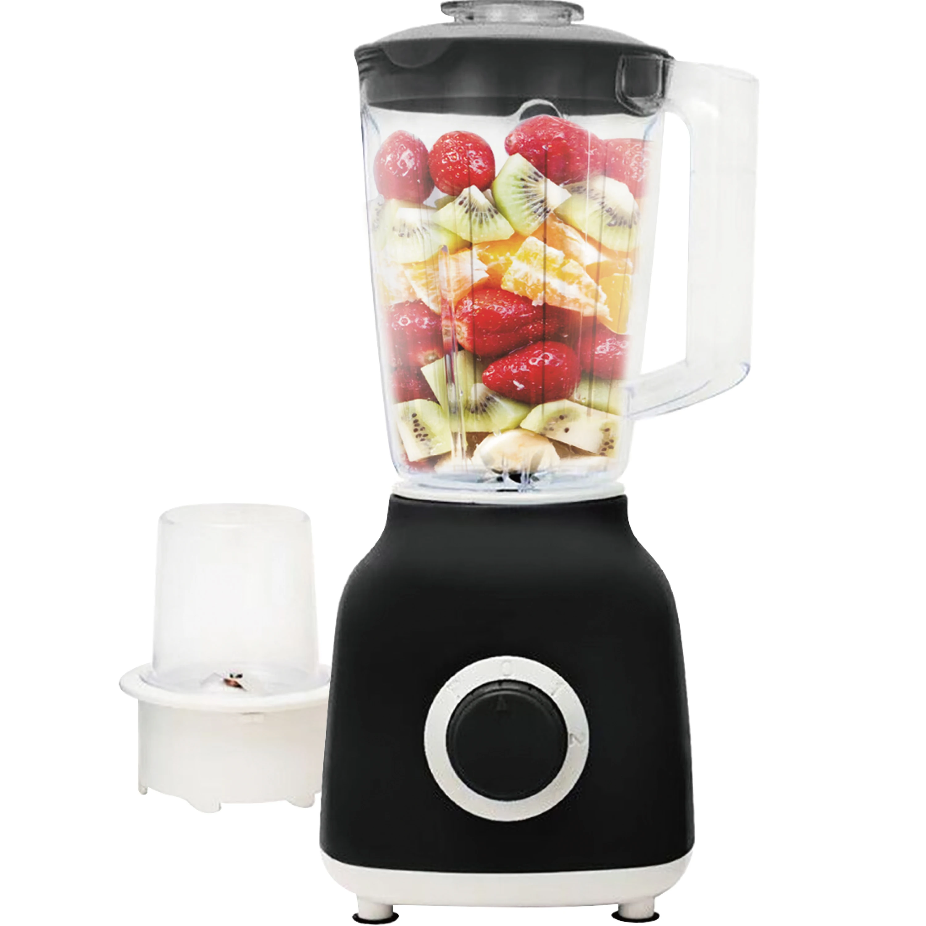 2 In 1 350W 2 Speeds 1.5L Plastic Jar Electric Blender Table Blender Food Blender