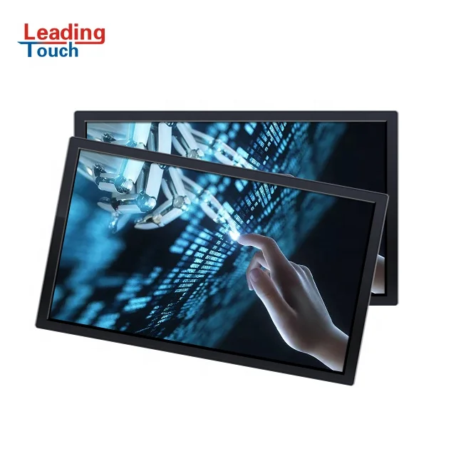 43inch lcd digital signage support wifi advertising player with ir touch frame