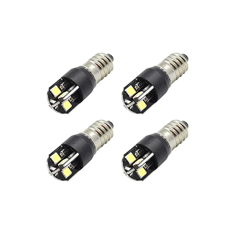Миниатюрная лампа для освещения E10 BA9S 8SMD LED миниатюрная осветительная оборудования 6 в 12 В 24
