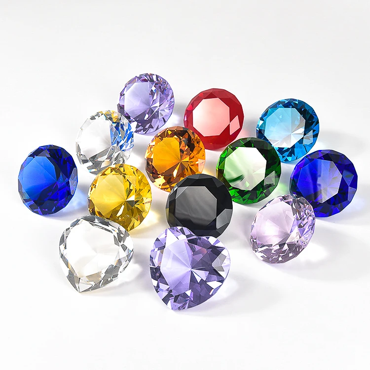 60mm New Product As A Gift Fine Workmanship Low Moq Diamante De Cristal Crystal Diamond