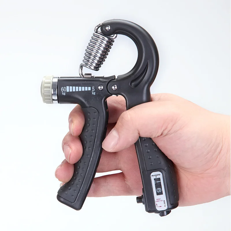 Portable Adjustable Gymnastics Tablet Grips Hand Exerciser Grip Strengthener With Counter