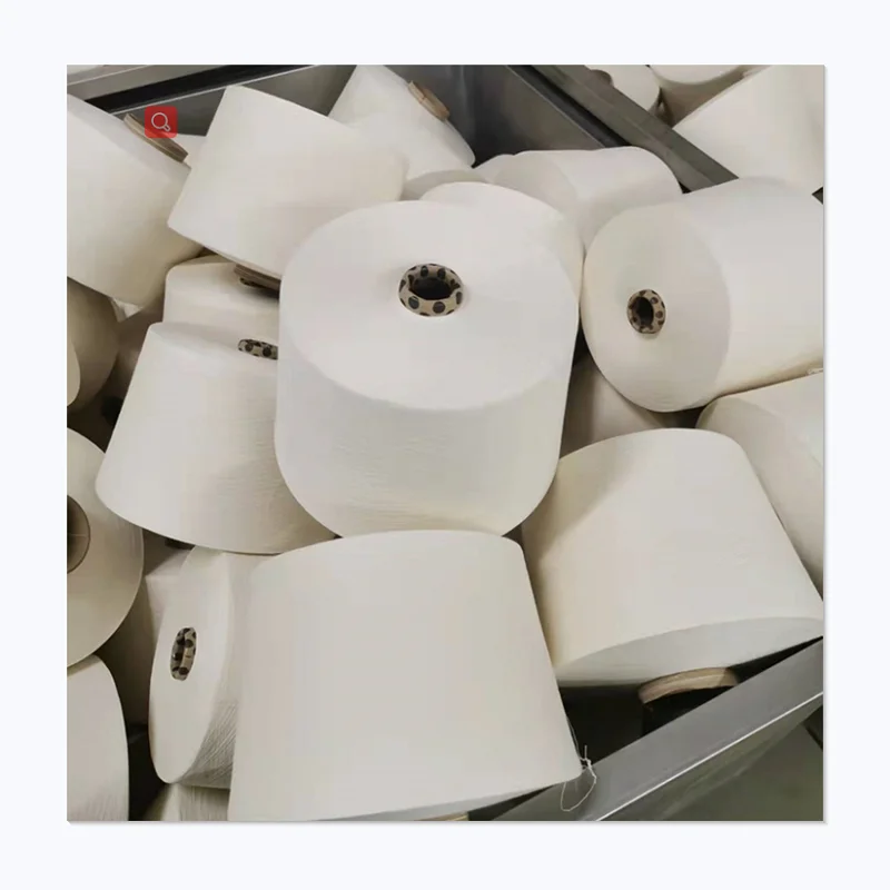 Combed Compact Siro Spinning 21s 65/35 Polyester/Cotton Raw White For Bleaching And Dyeing Yarn Knitting And Weaving Yarn