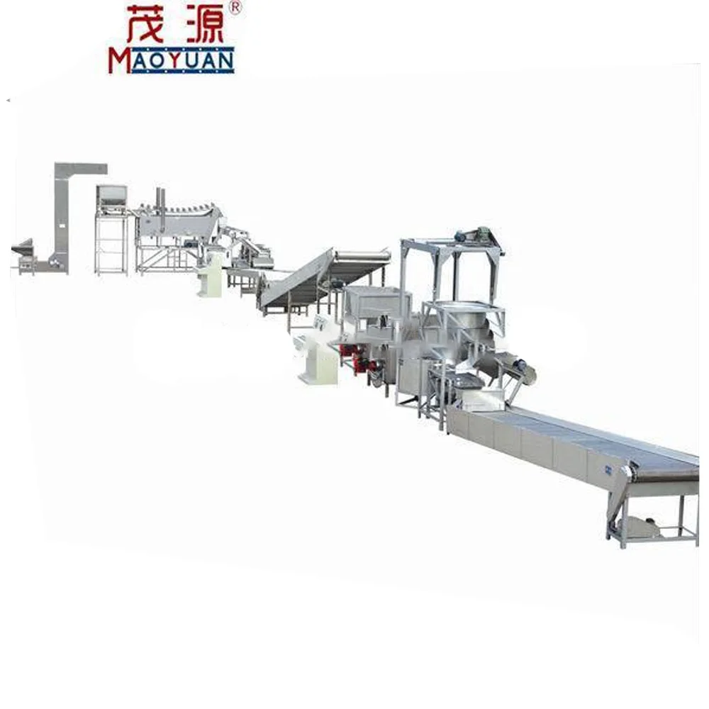 Fry Broad Bean production line Frying Line fried peanut green bean making machine production Line