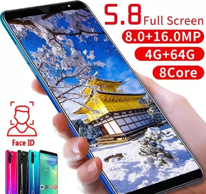  5 8 дюймов X27 плюс + 16 Мп ядро X 27 с двумя sim-картами 4G 64G Android 0 оптовая продажа мобильных телефонов android