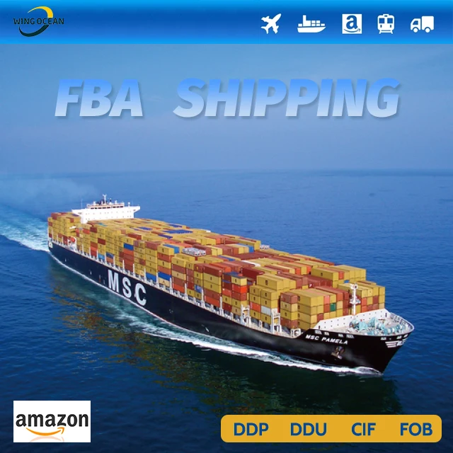 Shipping DDP DDU DAP EXW Freight Forwarder Amazon FBA by Sea Maston/ZIM/COSCO/OOCL include the duty in 18-22days