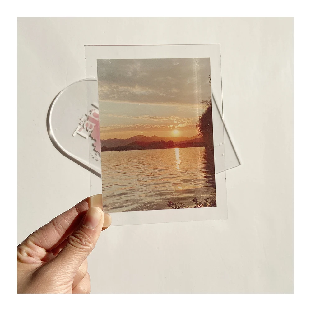 Personalized Custom Acrylic Song Album Display Rack Transparent Table Decoration Board