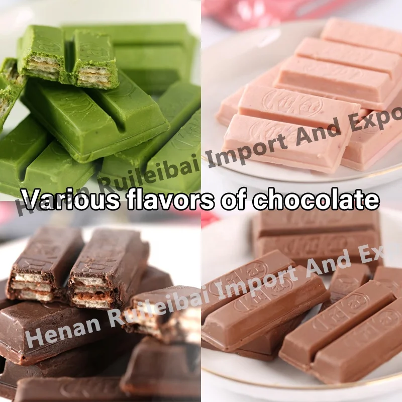 Japanese Kit Kat Biscuits Exotic Snack Delicious Sweet Cookies Various Flavors Chocolate