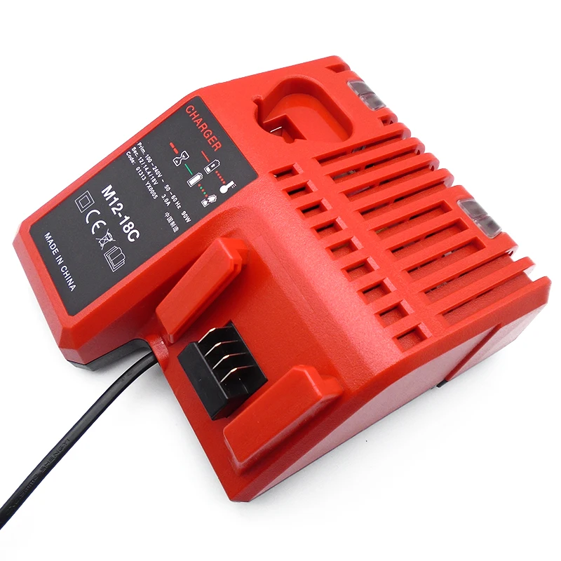 replacement 12V 14.4V 18V lithium rechargeable battery charger for milwaukee M12 M18 power tool