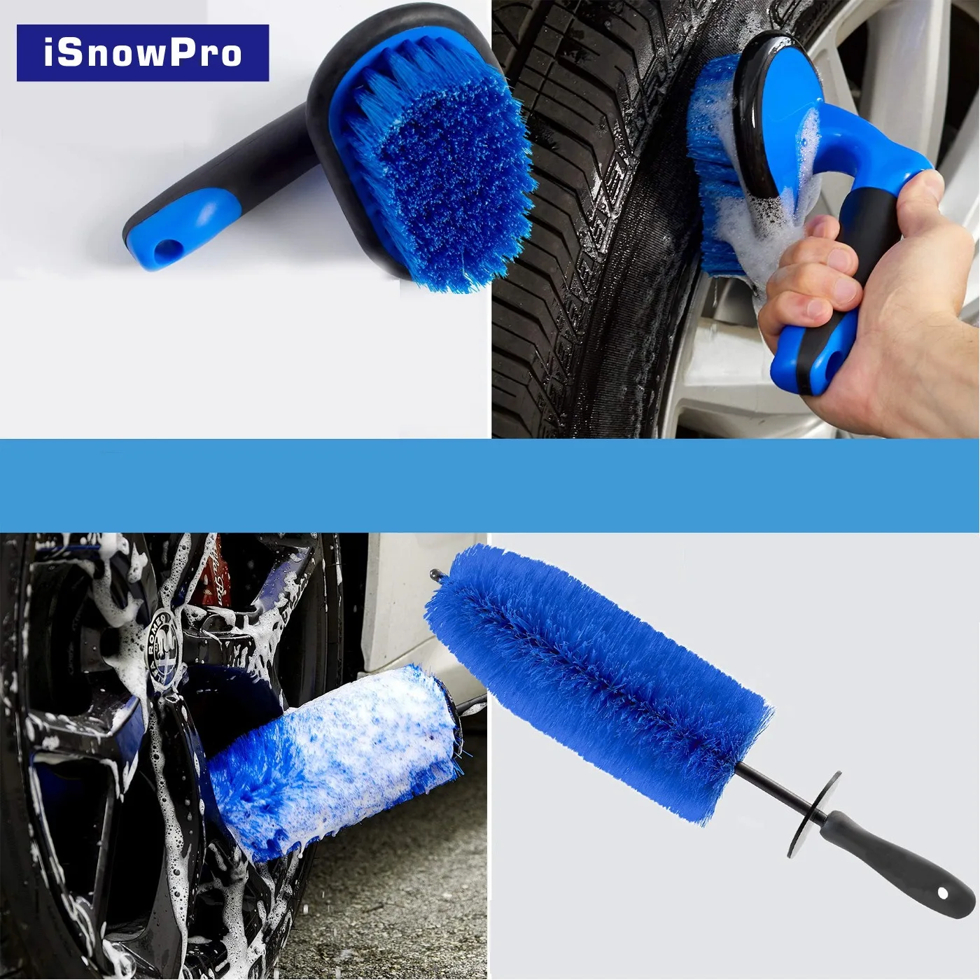 14pcs Car Detailing Cleaning Brush Set for Effective Interior and Exterior Cleaning