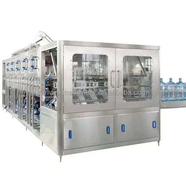 Newlink Complete Set 900 Bph Bucket Water Filling Machine for 5L / 10L / 12L / 15L / 20L