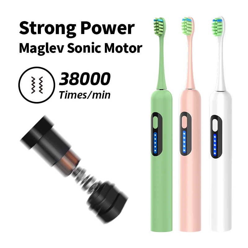 New Designed Automatic  Gum Care Oral Hygiene Sonic  Electric Toothbrush