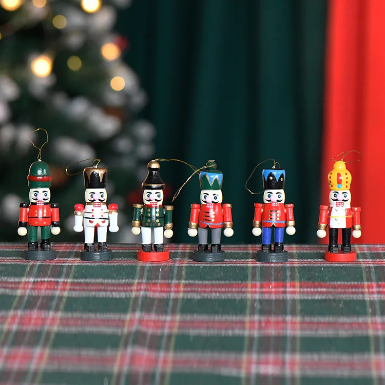 Nutcracker High Quality Customizable Wooden 7/10cm Nutcracker for Christmas Decorations