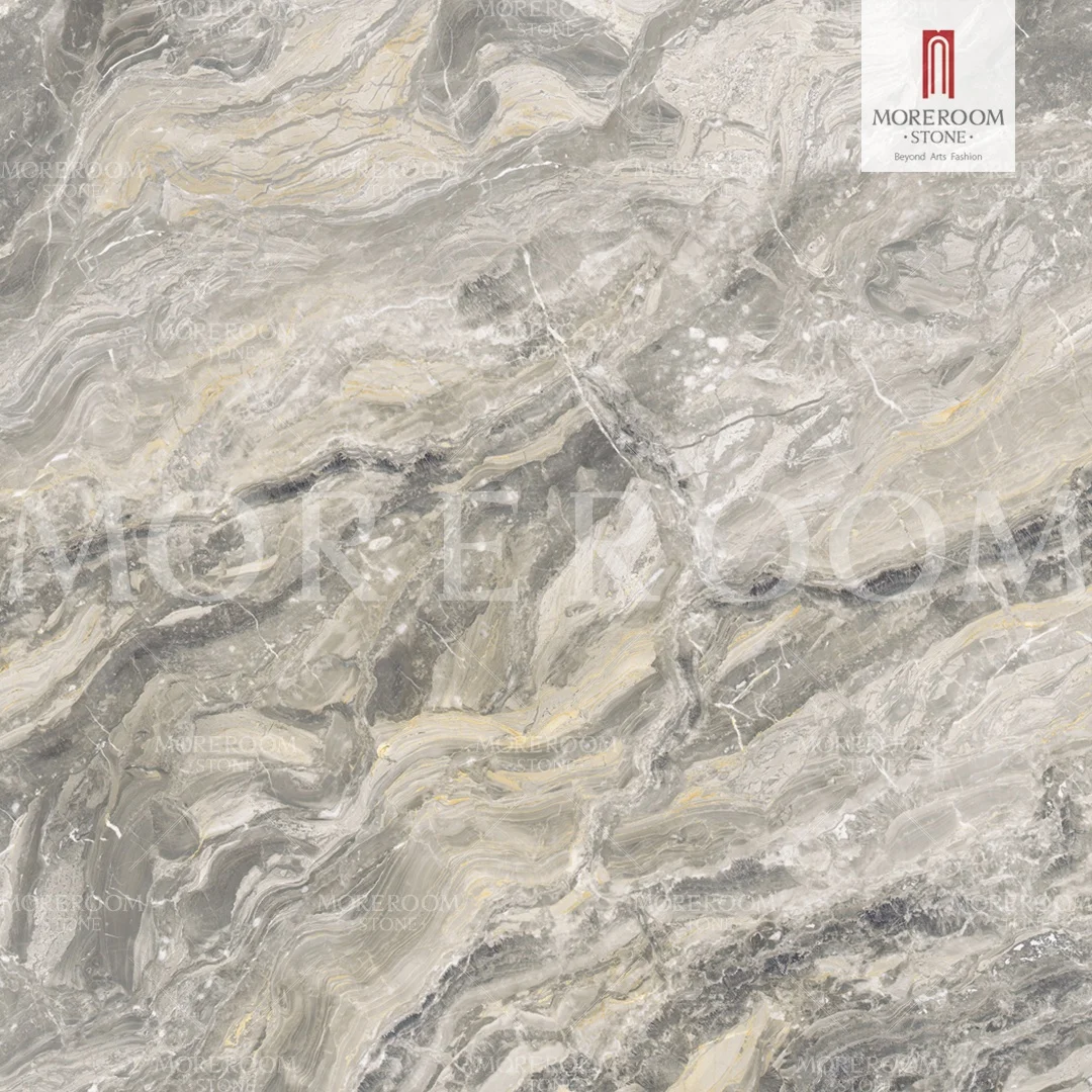 New Arrival Dark Brown Porcelain Polished Glazed Marble Look Slab Ceiling Tiles Decorative Construction house