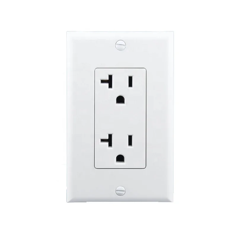 Safe 20a US American 6 Pin Charging Electrical Plug Socket USA Wall Sockets and Switches