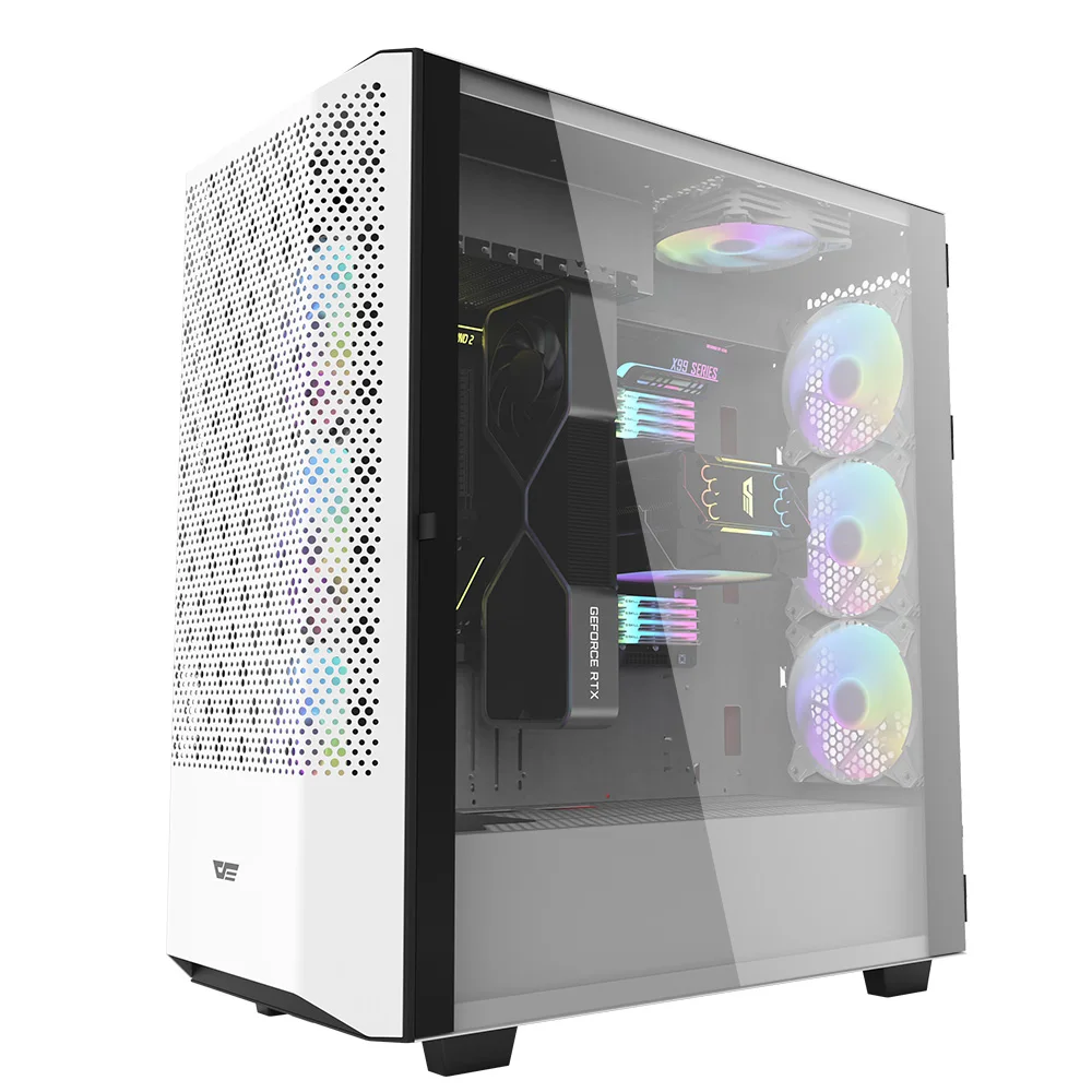 Darkflash DLV31Gabinete Glass Side Panels Full Tower Computer Gaming E-atx Case Gamer Pc M-ATX Atx Computer Case & Tower