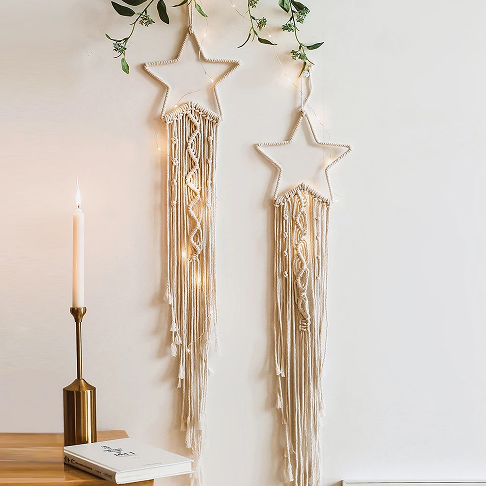 Носки с рисунком Луны и сова макраме Ловец снов в стиле бохо декор для малышей детей постарше девочек настенный дети «Ловец снов»