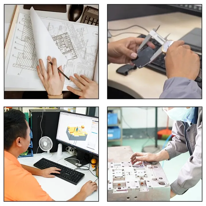 OEM PA PC PP PU PVC ABS Silicone Rapid Prototype Custom Parts Service Mould Rubber Plastic Injection Molding