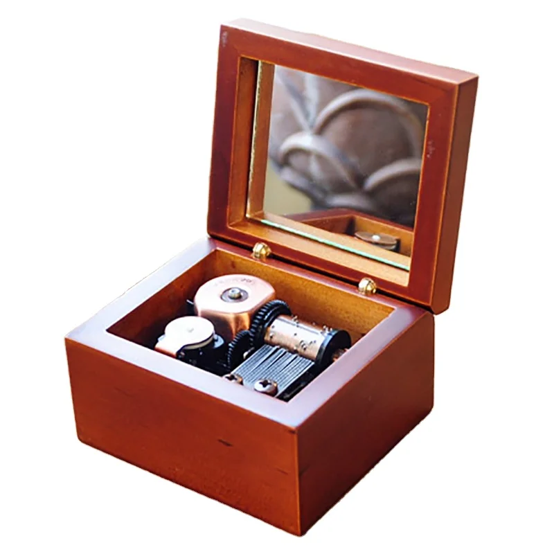 New Creative Wholesale Customizable Small Vintage Music Box