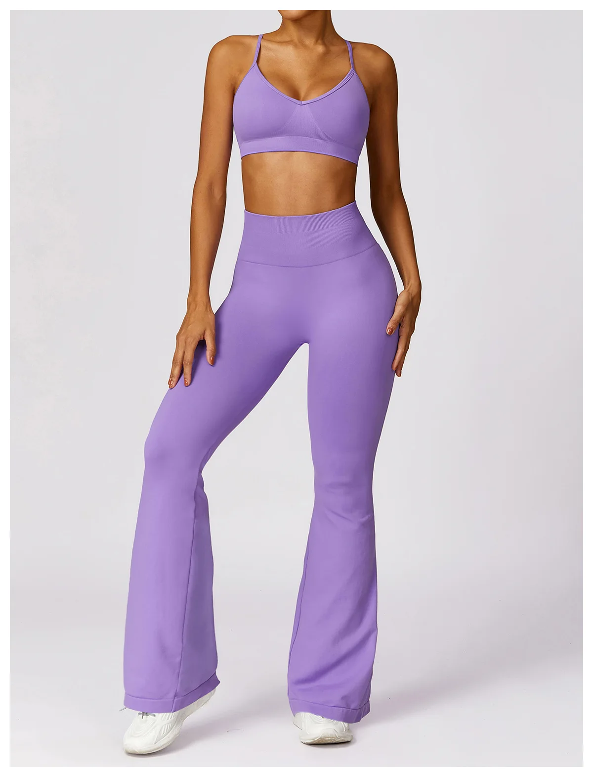 Yoke Long Sleeve Sportswear Women Suit Fitness Seamless 3 Pcs Sports Suit Workout Clothing Sports Outfit Gym Fitness  Yoga Set