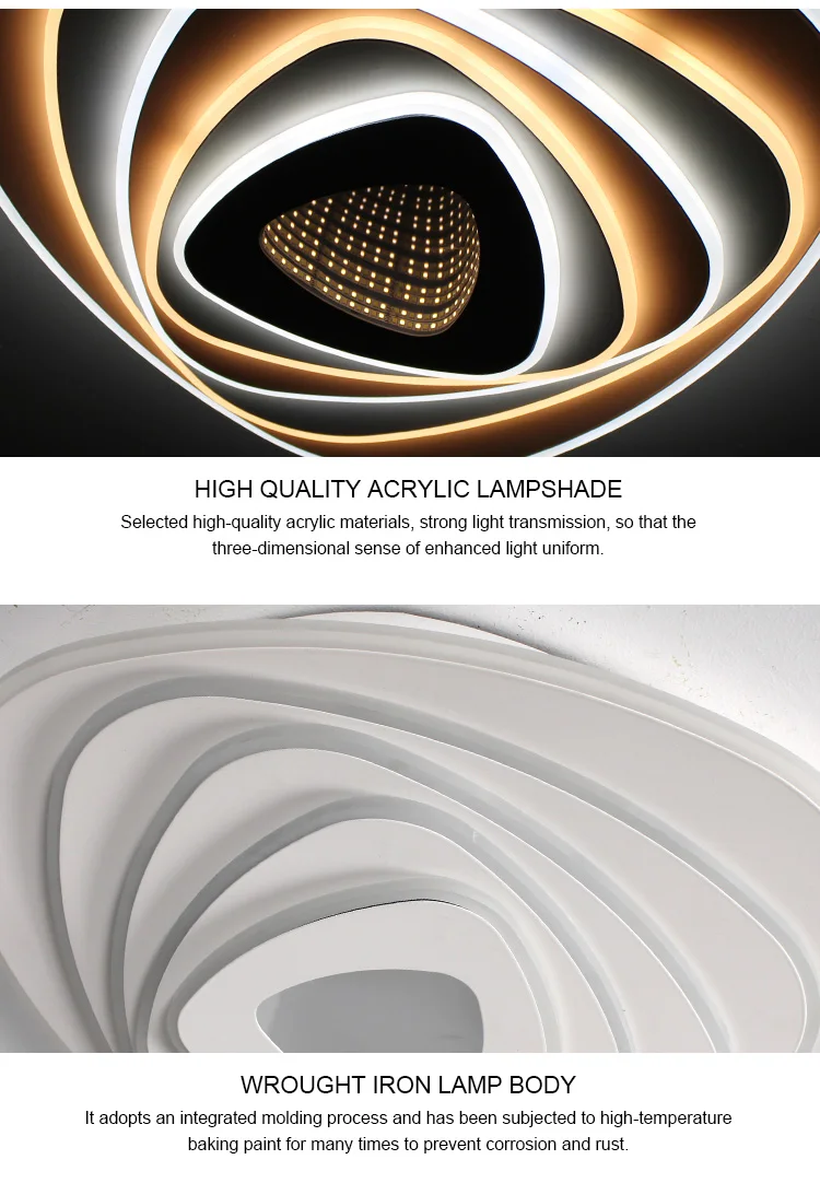 
High Quality Slim Color Changing LED Luxury Ceiling Light For Home 