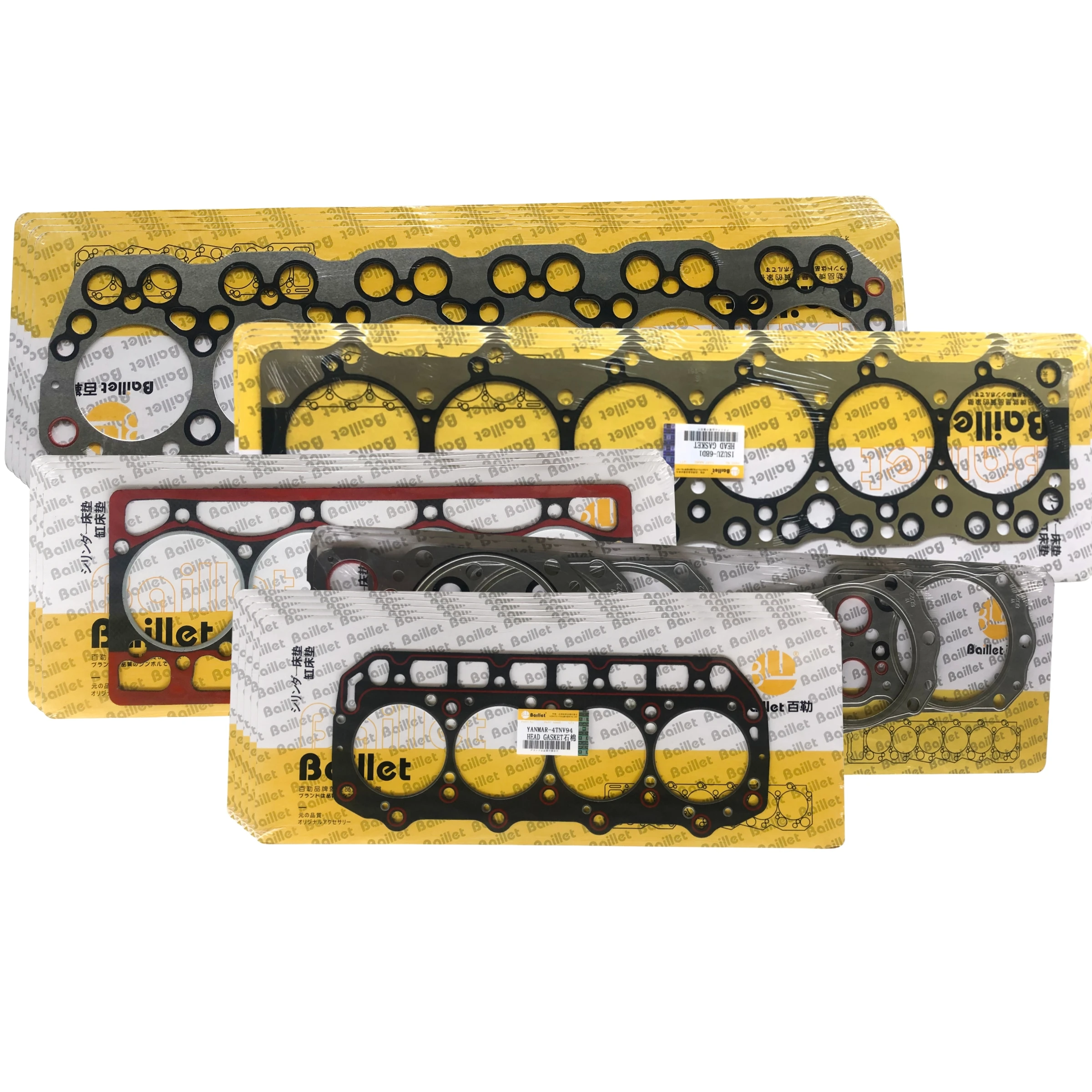 Baillet Head Gasket Excavator Completely Repairing Set Full Gasket Kit Construction Machinery Engine Parts Liner Kit