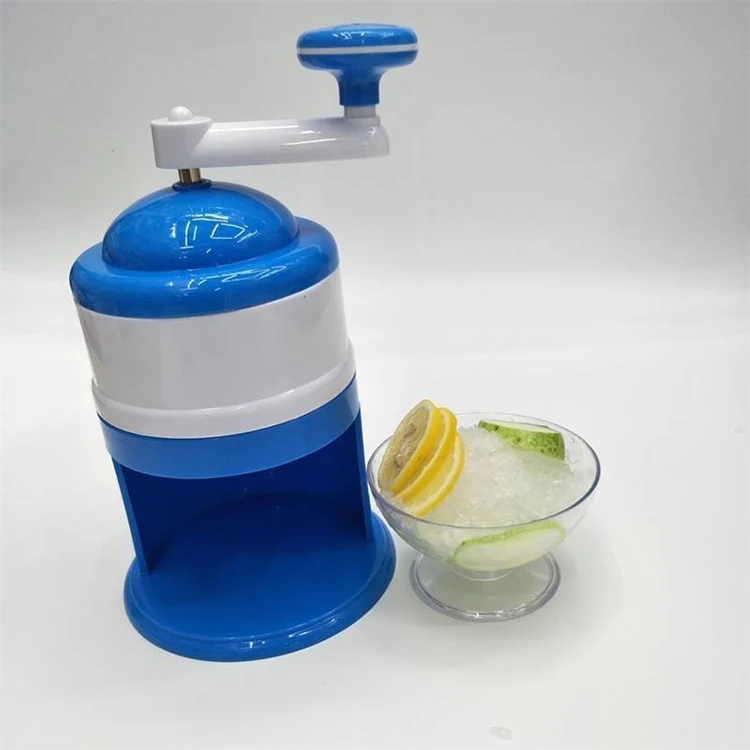 Portable Household Ice Shaver Mini Snow Home Hand Ice Crusher Machine Plastic Manual Ice Crusher
