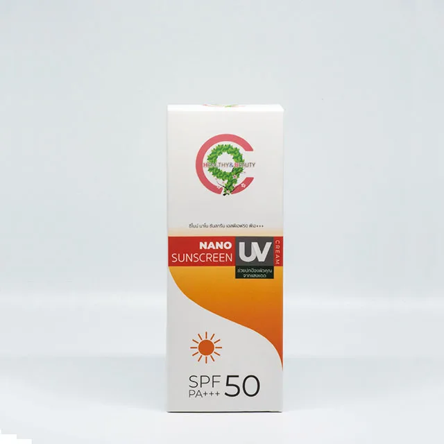 Наносолнцезащитный крем для солнцезащитного крема Таиланд C9 SPF50 +++ оксид цинка солнцезащитный мужчин и женщин
