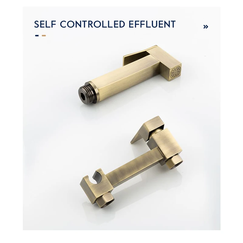 Frap Hot Sales Portable Jet Fresh Water Shower Holder Set Brass Hand Stattaf Toilet Bidet Spray F7504-4