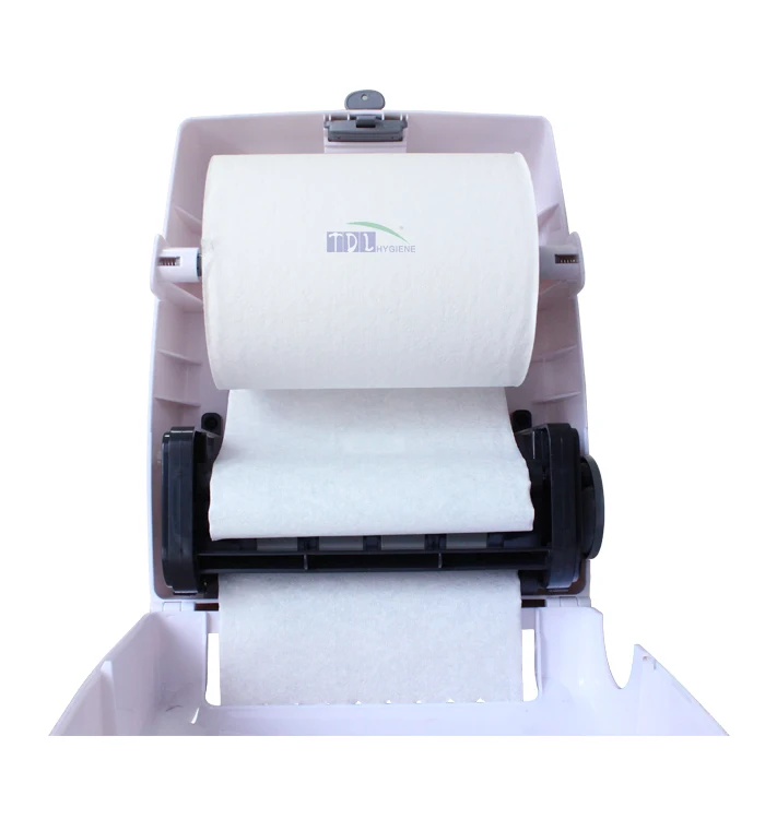 Newest Battery Free Wall Mounted Auto Cut Hand Roll Paper Towel Dispenser