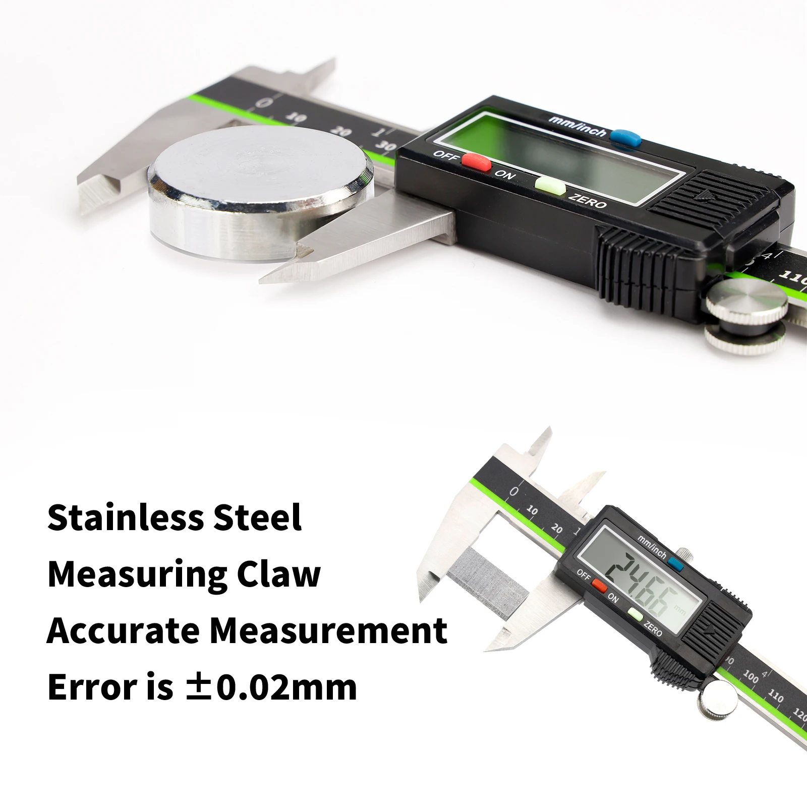 Huepar DC15 6 Inch 150mm Stainless Steel Electronic Micrometer Ruler Digital Vernier Caliper HD Screen