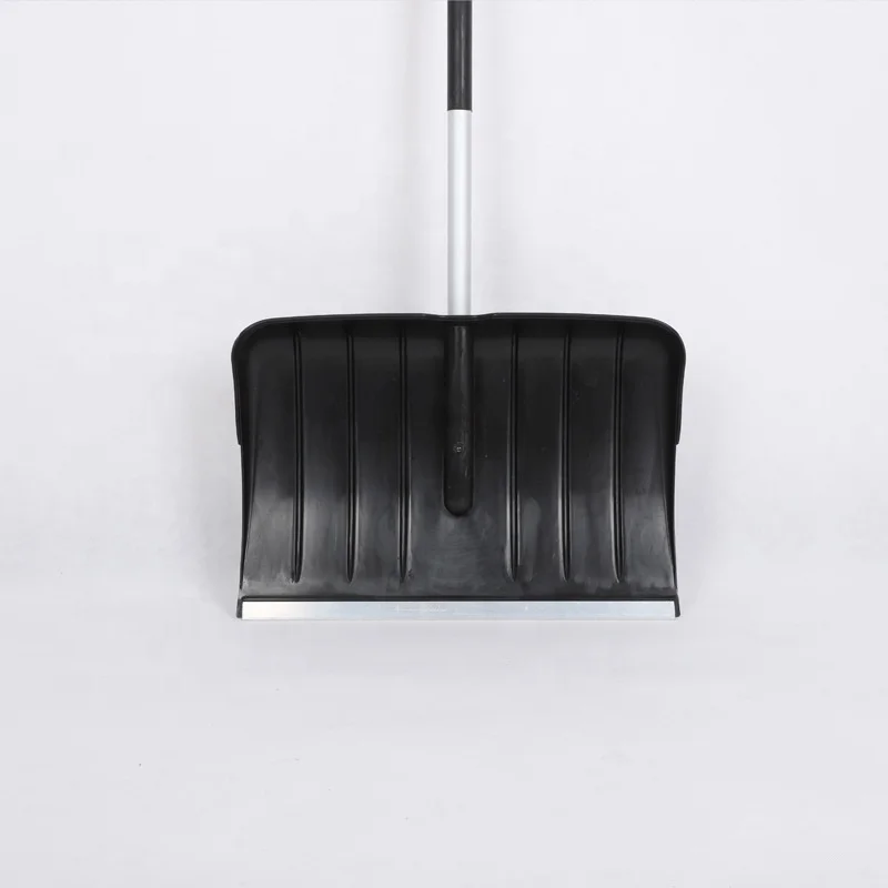 strong steel/aluminum handle snow shovel pusher
