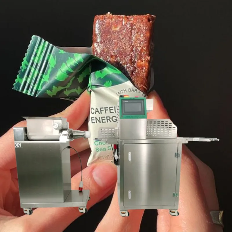 304 SUS full automatic small Protein bar Cutter machine date bar extruder with CE approved 220V 380V 110V PLC controller