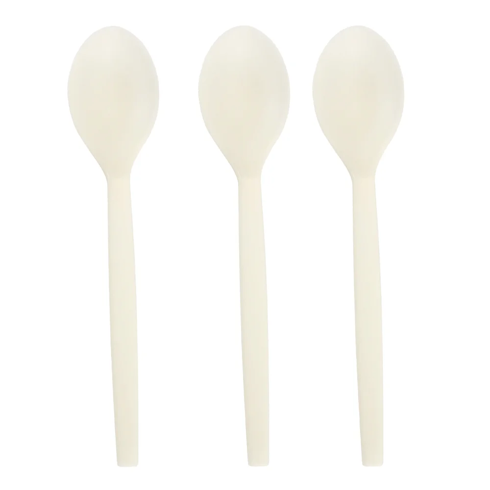 Factory Cornstarch Disposable Fork High Quality Plant-based Cutlery Plastic Cutlery 17cm Fork Knife Spoon