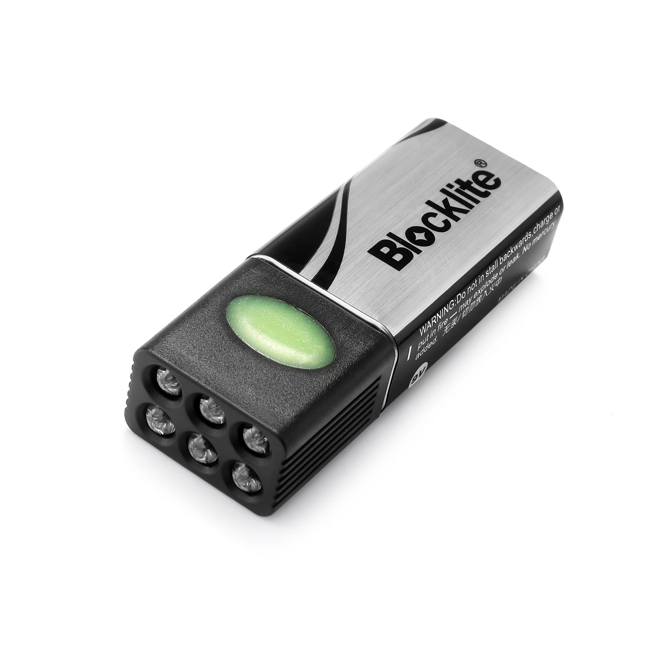 
Led Flashlight Custom Design 9V LED Blocklite Flashlight With Magnet Mini Flashlight 