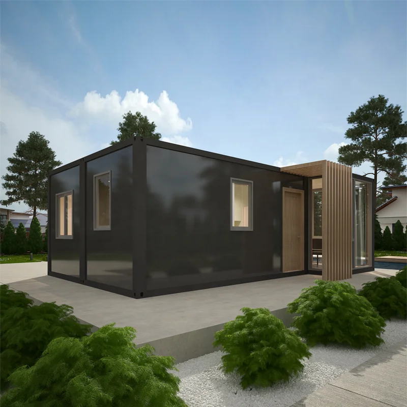 
luxury resort bungalow villas modular prefabricated modern design homes prefab flat pack container house for living 