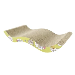 Corrugated Paper Catnip Cat Scratcher Kittens Scratching Board Mat Waved Scratching Post For Cats